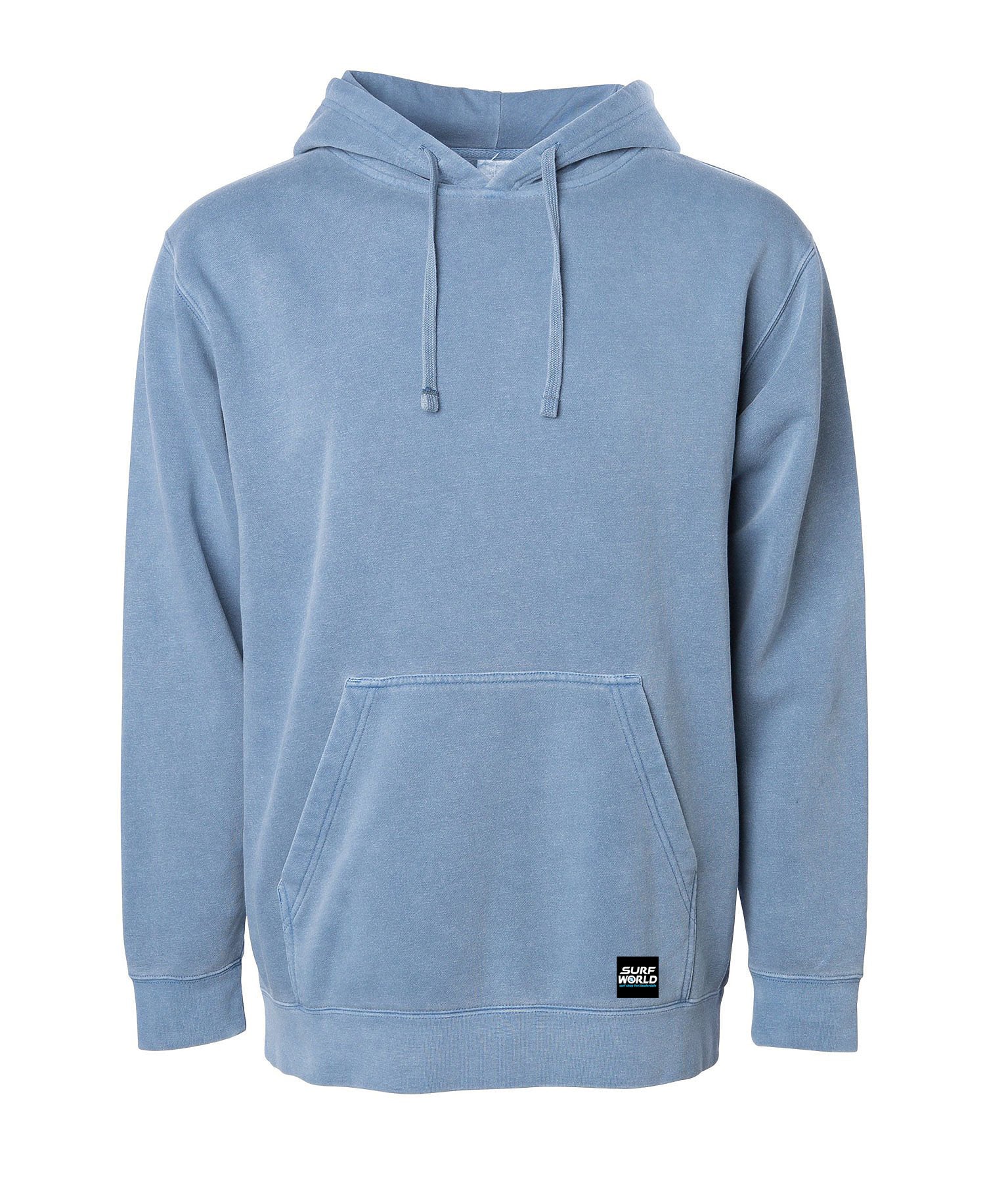 Surf World Men's Super Soft Hoodie - Slate Blue Fleece