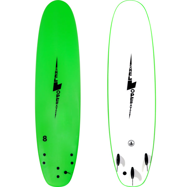 Surfboard Trading Company Swell Operator Soft Surfboards Softboard 8' Green