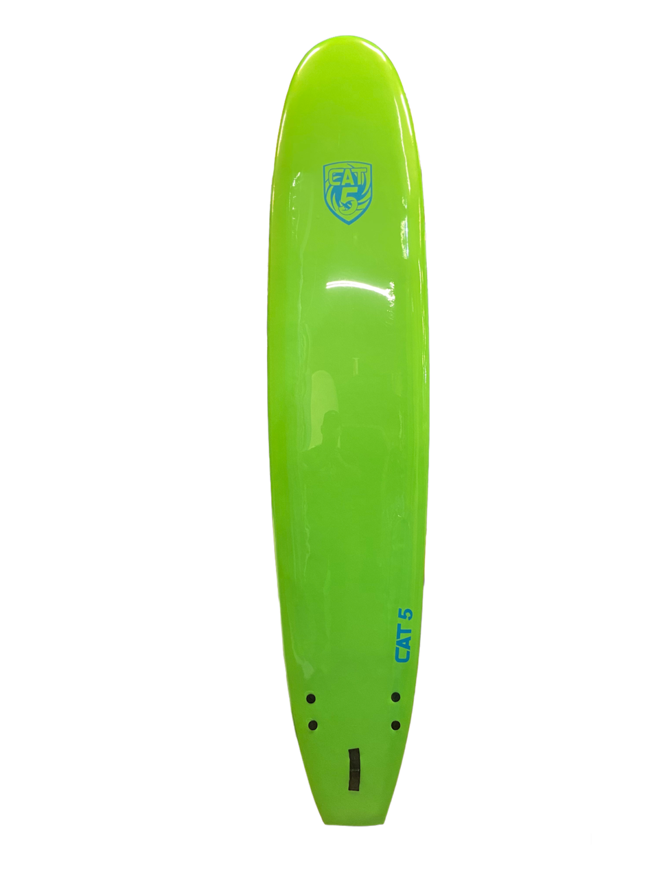 Cat 5 Soft Surfboard 9' Lime Green with Blue Marble Bottom – SURF