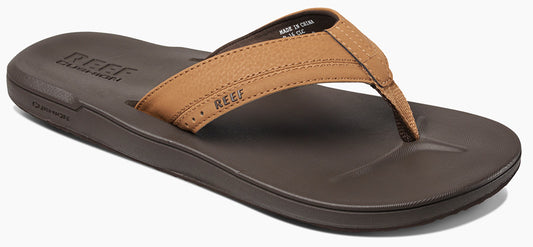 Reef Contoured Cushion Mens Sandals Memory Foam - Black or Brown Mens Footwear Brown