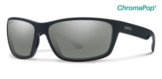 Smith Redmond Matte Black ChromaPop Polarized Blue Mirror Sunglasses Sunglasses