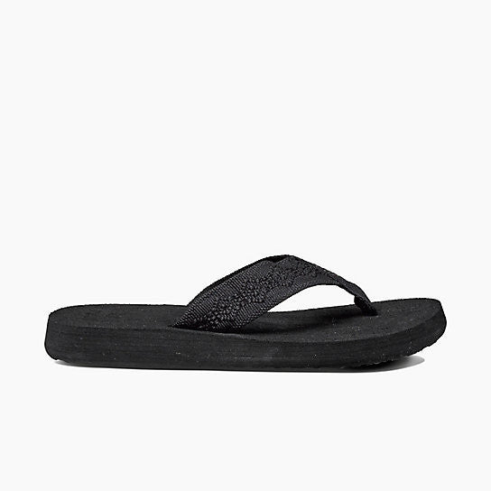 Reef sandy sales flip flops black