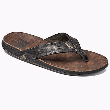 Reef J-Bay III Leather Dark Brown Sandal Mens Footwear