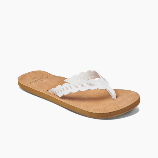 Reef Cushion Celine Sandals - Cloud White Womens Footwear