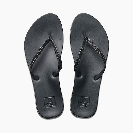 Reef Cushion Bounce Stargazer Women's Sandals - Black Womens Footwear