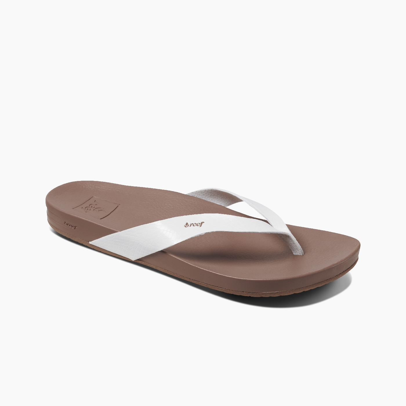 Reef Cushion Bounce Court Women's Sandal - Cloud White Womens Footwear