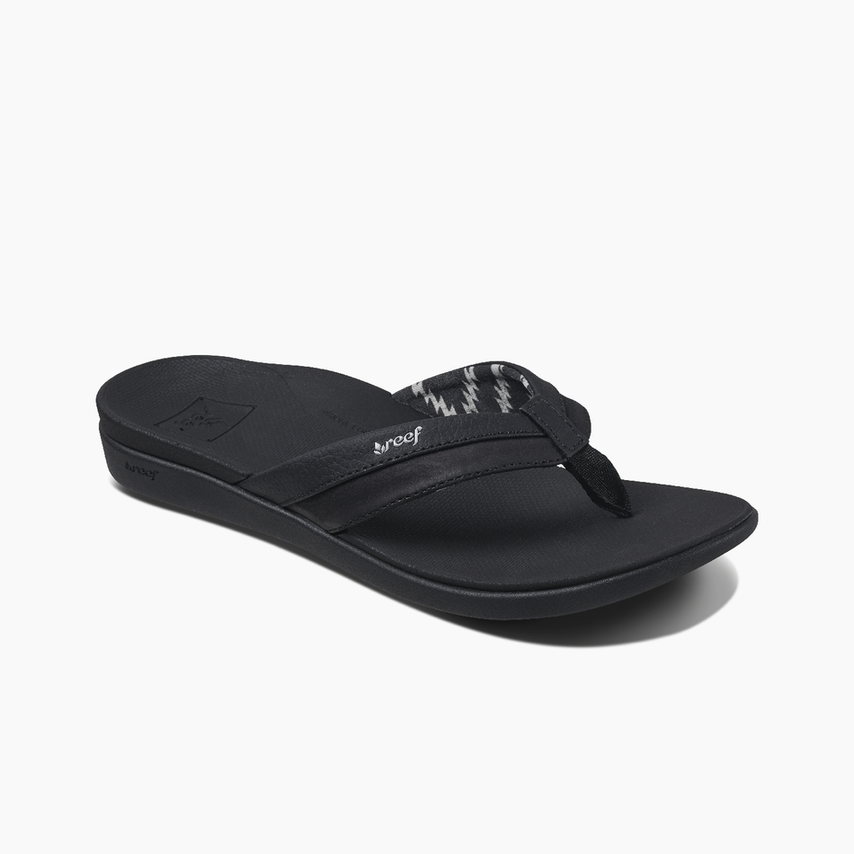Reef Ortho-Bounce Coast Womens Sandals - Black Womens Footwear