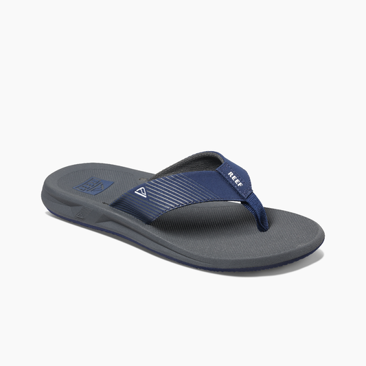Reef Phantom II Sandals - Grey Navy Blue Mens Footwear