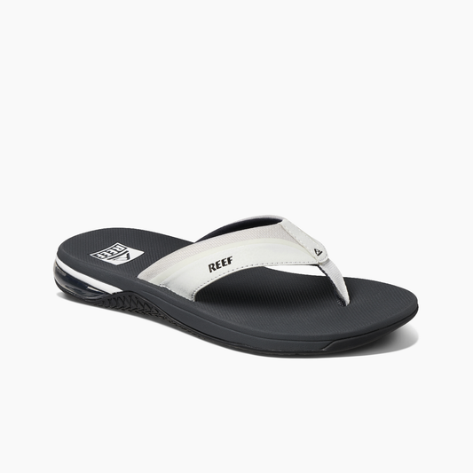 Reef Anchor Sandals - Grey White Mens Footwear