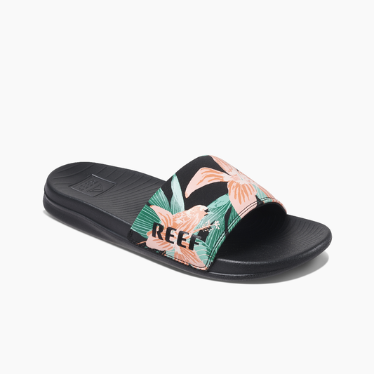 Reef One Slide Women's Sandals - Hibiscus Womens Footwear