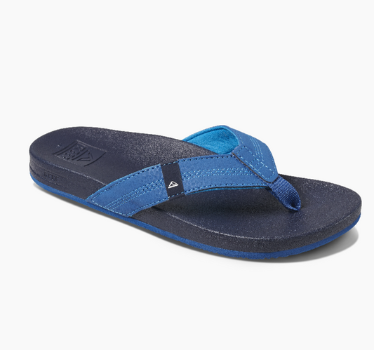 Reef Kids Cushion Bounce Sandals - Navy kids footwear