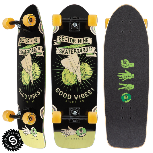 Sector 9 ROSHAMBO FAT WAVE COMPLETE Skateboard Longboard Skateboard