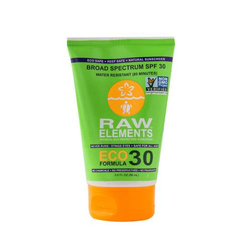 Raw Elements ECO FORMULA 30+ LOTION Tube Sunscreen