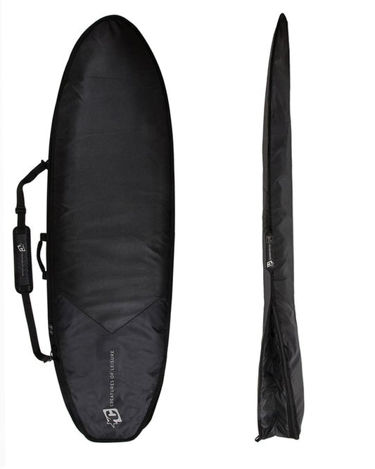 Creatures Reliance All Around Day Use Surfboard Bag- Black surfboard bag