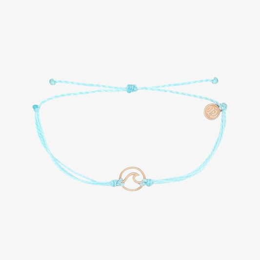 Pura Vida Wave Charm Bracelet - Sea Green Jewelry