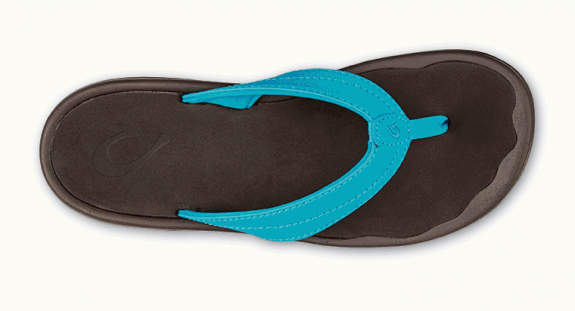 Olukai Ohana Women's Sandals Tropic Blue Dark Java Flip Flops Womens Footwear