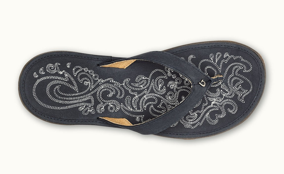 Olukai Women's Sandals Paniolo - Trench Blue Womens Footwear
