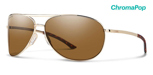 Smith Serpico 2 Chromapop Gold Polarized Brown Sunglasses Sunglasses