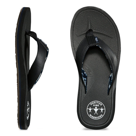 Vans Nexpa Synthetics Sandals - Black/ Blue Dress Mens Footwear