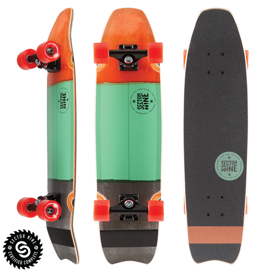 Sector 9 Shark Bite Complete Cruiser - Green Complete Skateboards