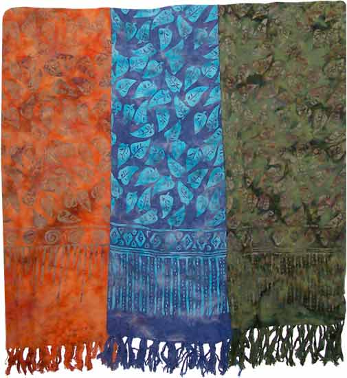 Heart of Java Batik Sarong Cover UP - AST Prints Women's Cover Up