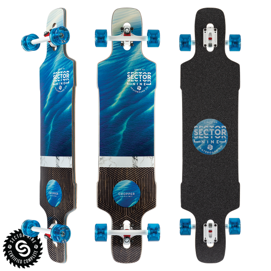 Sector 9 Shallows Dropper Complete Skateboard Longboard Skateboard