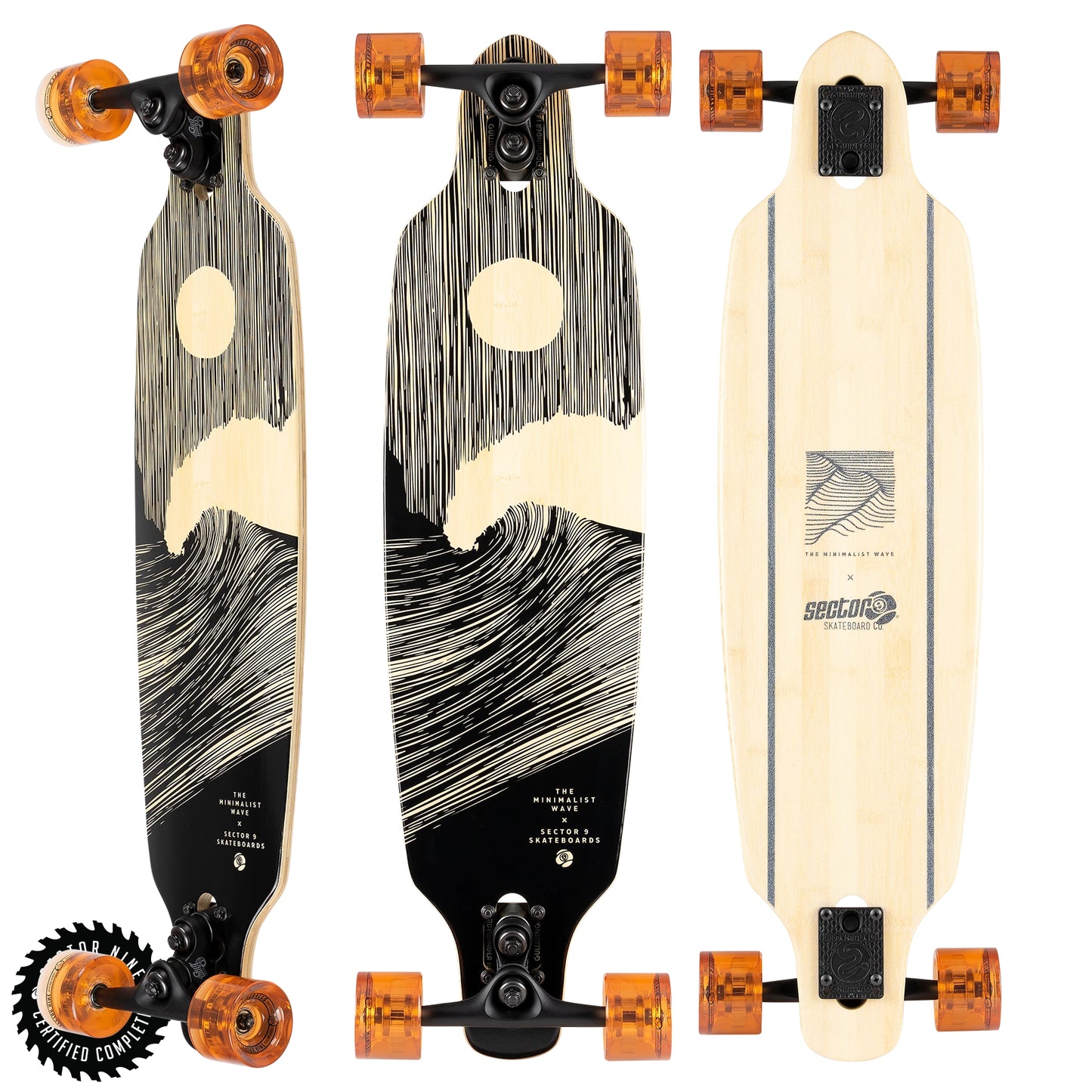 Sector 9 Full Moon Shoots Completed 33.5" Complete Skateboards