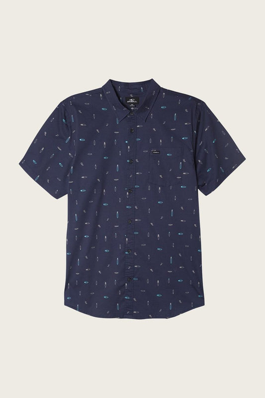 Oneill Tame Woven Mens T Shirt - Navy Mens Woven