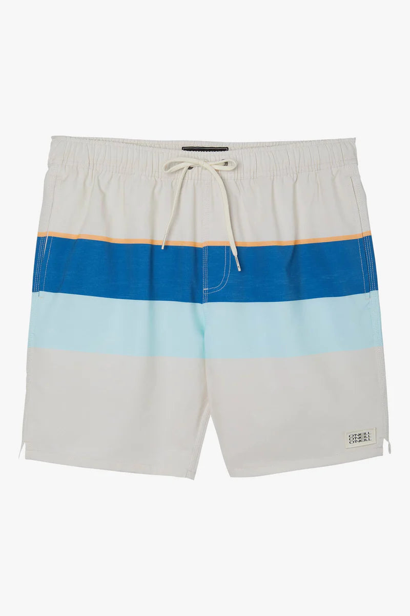 O'Neill Hermosa Volley Shorts 17" - Cream Mens Boardshorts