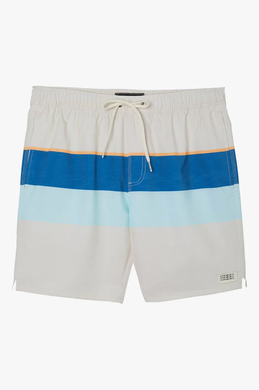 O'Neill Hermosa Volley Shorts 17" - Cream Mens Boardshorts