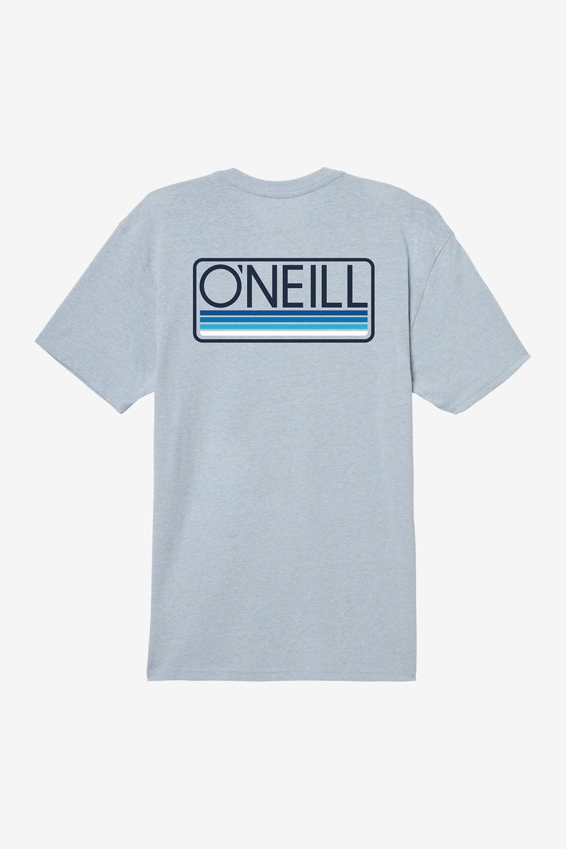 Oneill Headquarters Men's Tee Shirt - Light Indigo Mens T Shirt