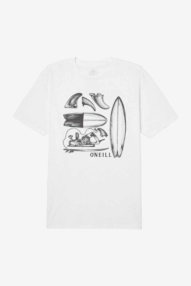 Oneill Tools Tee - White Heather Mens T Shirt
