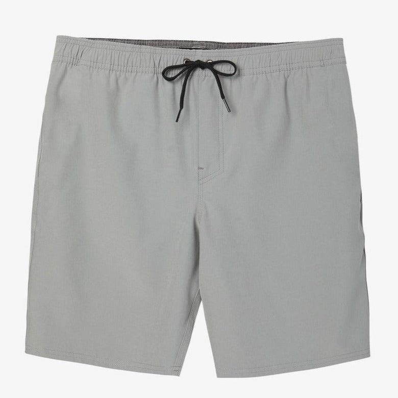 Oneill Reserve Elastic Waist Hybrid 18" Shorts - Light Grey Mens Shorts