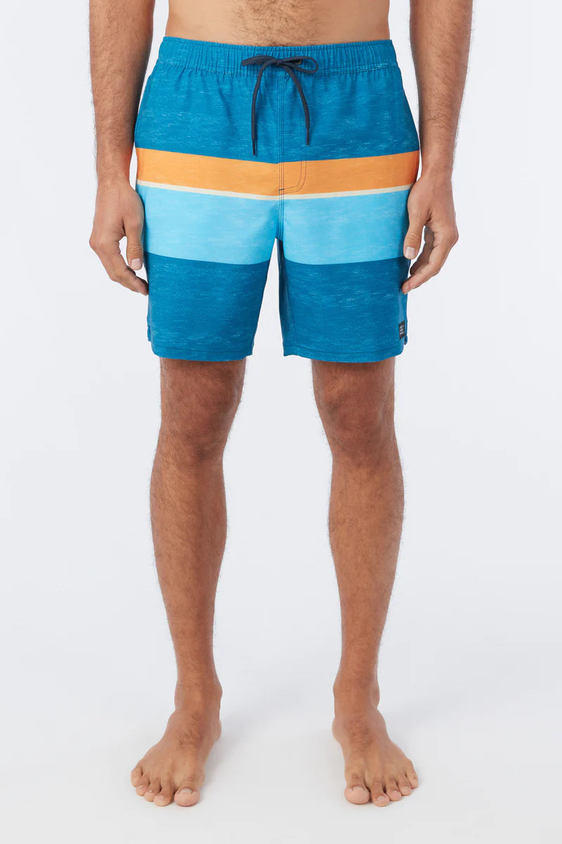 O'Neill Hermosa Block Volley Shorts 17" - Bay Blue Mens Boardshorts