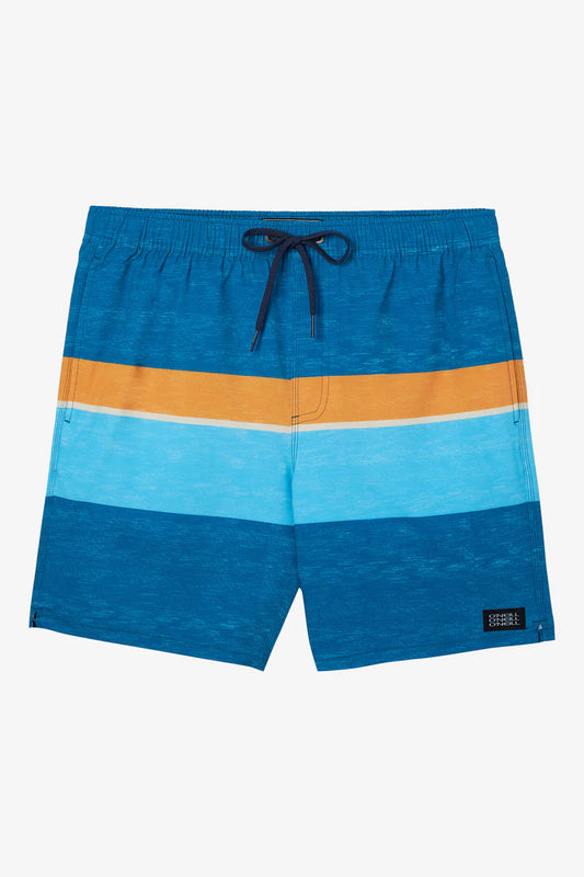 O'Neill Hermosa Block Volley Shorts 17" - Bay Blue Mens Boardshorts