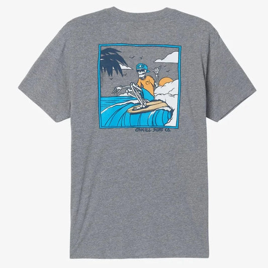 O'Neill Beach Fossil Men's Tee - Heather Grey Mens T Shirt