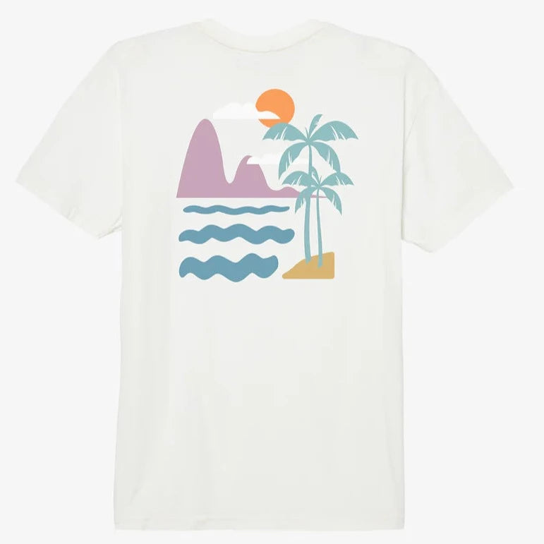 O'Neill OG Aloha Hour Men's Tee - White Mens T Shirt
