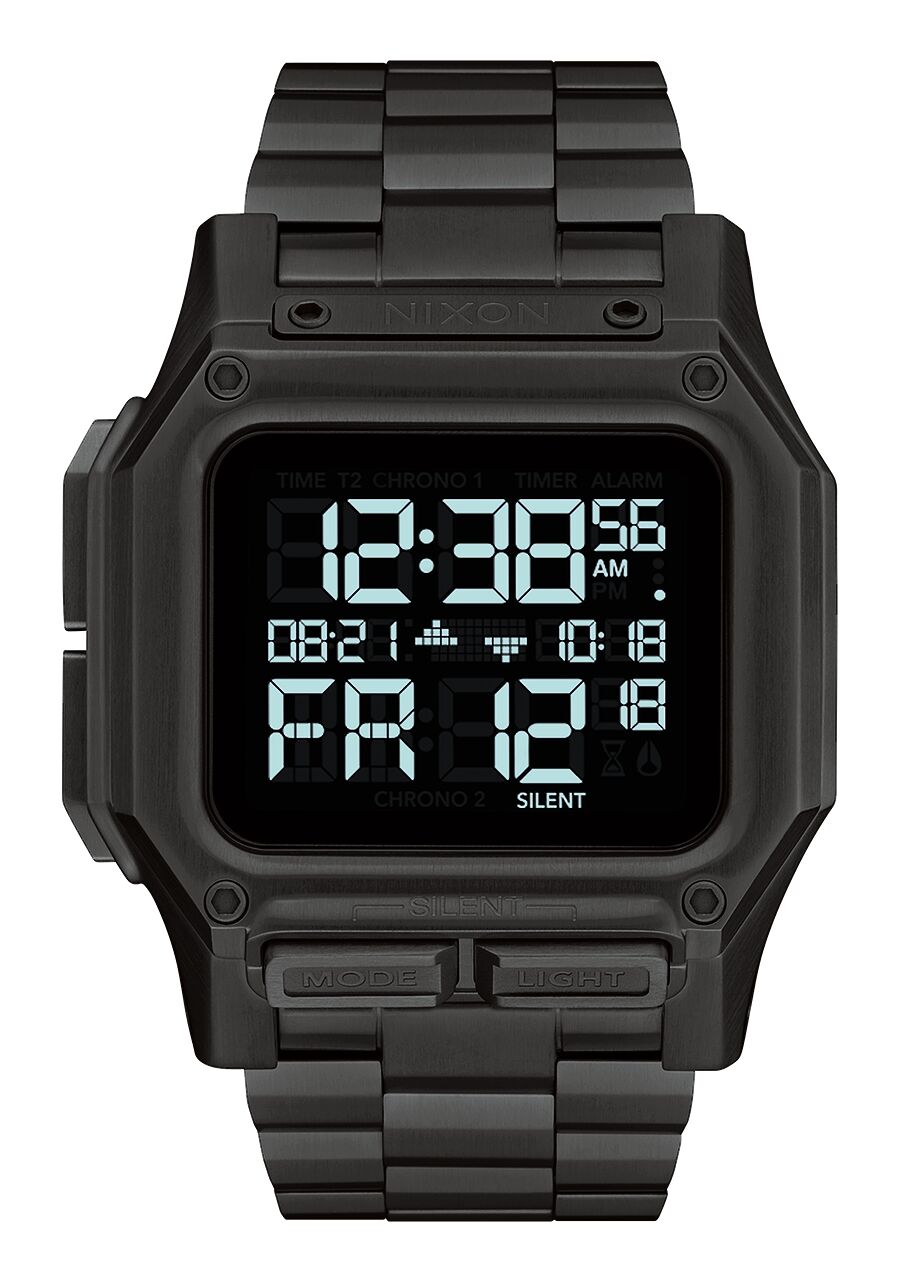 Nixon Regulus SS Digital Watch - All Black Watch