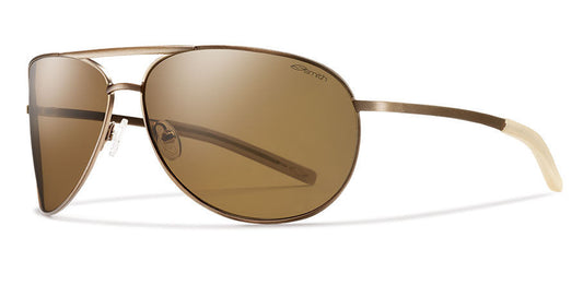 Smith Serpico Slim w/ Carbonic Polarized Lenses Sunglasses Matte Desert Sunglasses