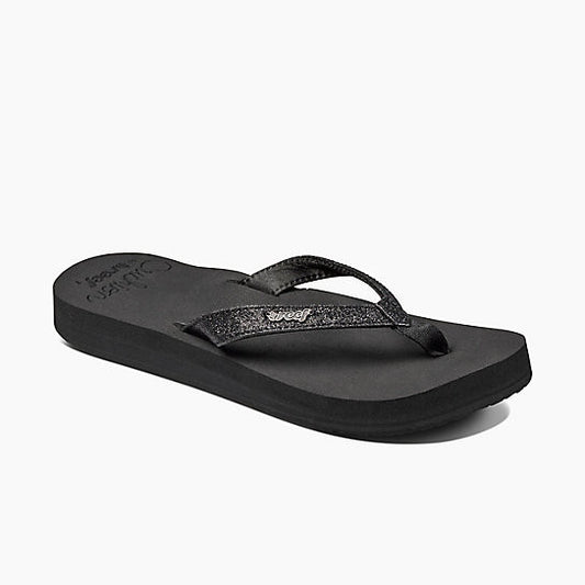 Reef Star Cushion Womens Sandal - Black Womens Footwear