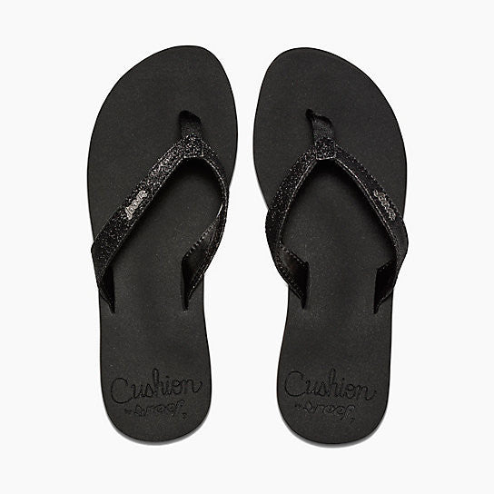 Reef Star Cushion Womens Sandal - Black Womens Footwear