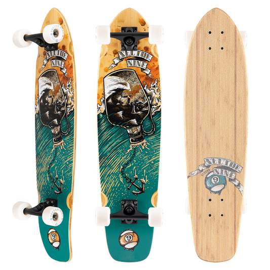Sector 9 Strand Storm 34" x 8.7" Complete Longboard Skateboard Longboard Complete