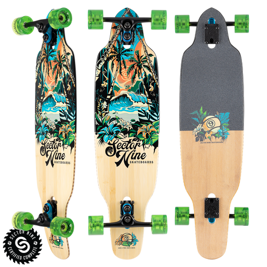 Sector 9 Streak Aina Striker Complete Skateboard 36.5" x 9.5" Skateboard