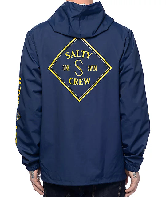 Salty Crew Tippet Snap Jacket - Navy Jacket