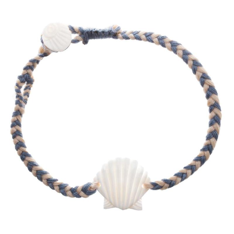 Wanderer Bracelet Scallop Shell- Ocean Jewelry