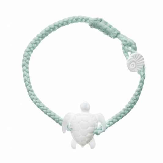 Wanderer Sea Turtle Bracelet Button - Seafoam - Marine Jewelry Seafoam