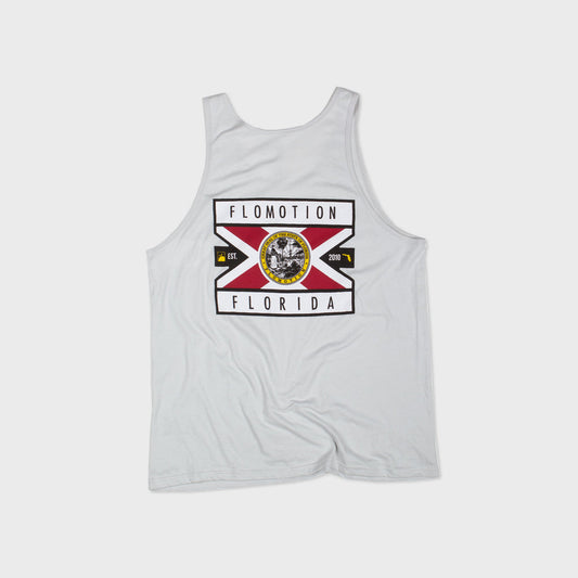 Flomotion State Pride Mens Tank - Silver Mens Tank
