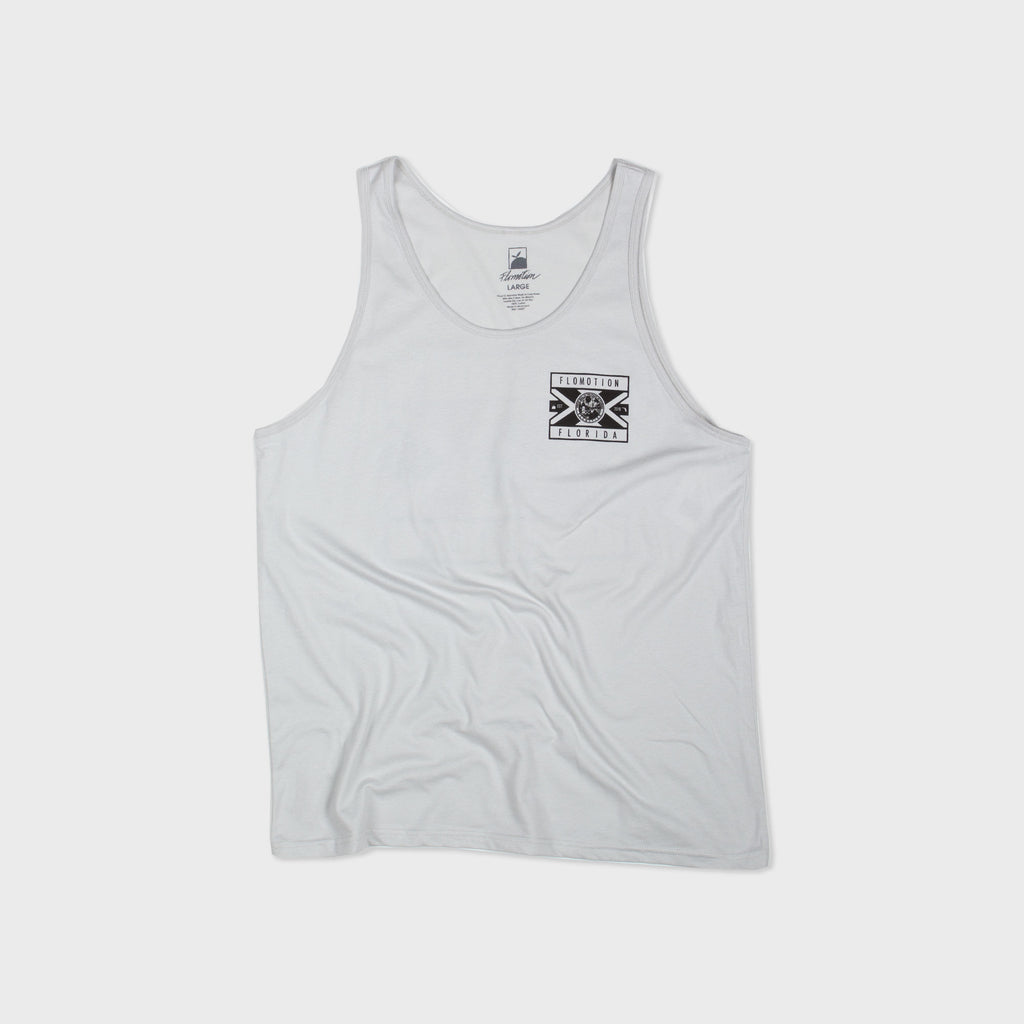 Flomotion State Pride Mens Tank - Silver Mens Tank