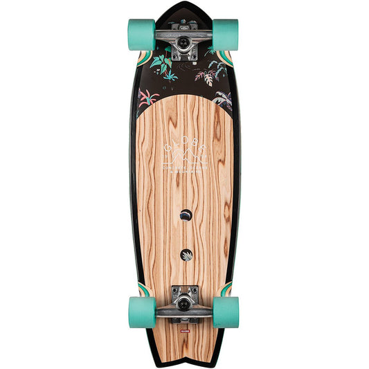Globe Sun City Complete 30" Skateboard - Olivewood / Neon Jungle Complete Skateboard