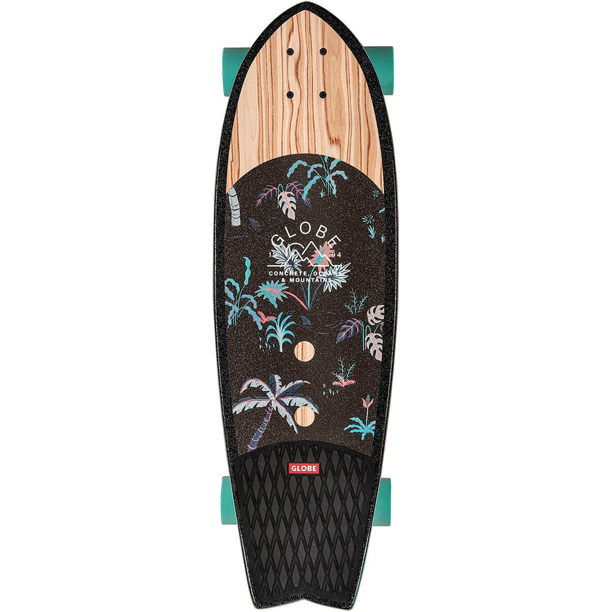 Globe Sun City Complete 30" Skateboard - Olivewood / Neon Jungle Complete Skateboard